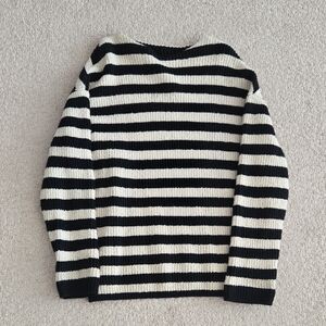 All Saints Monochrome Striped Knit